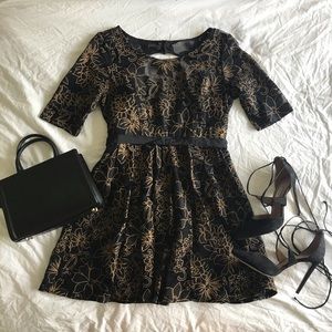 Anthropologie Estella Blooming Burnout Dress